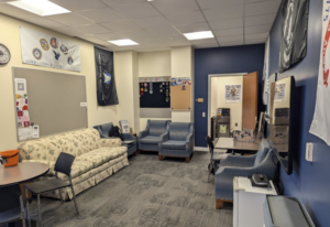 The Veterans Resource Center provides a comfortable space for veterans to socialize, study, relax and find camaraderie.